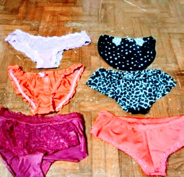 Well worn, used panties