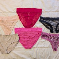Lace trim panti…